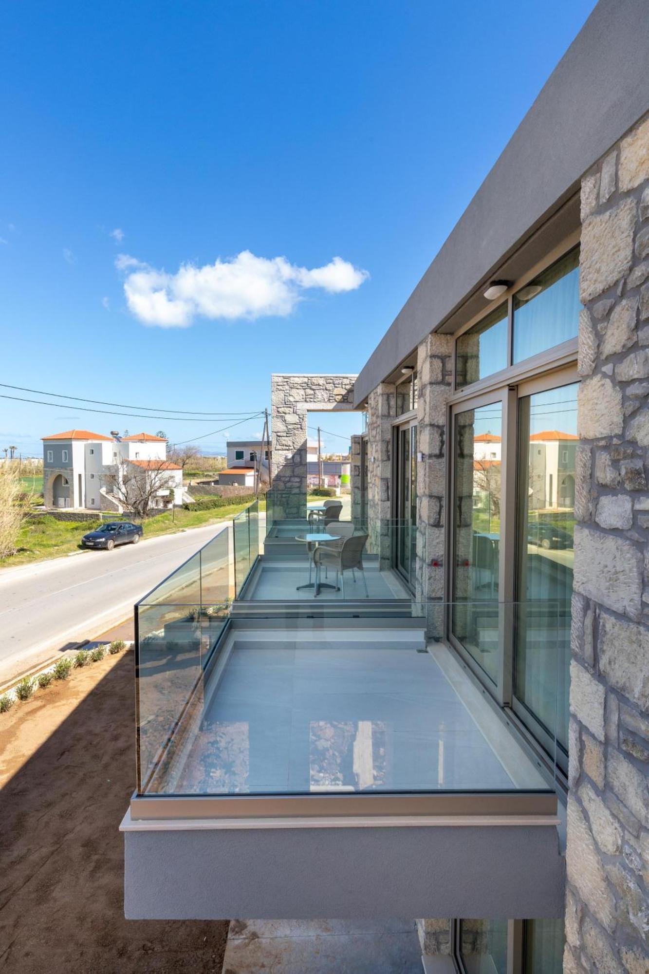 Achatis Apartments With Sea View Колимварион Экстерьер фото