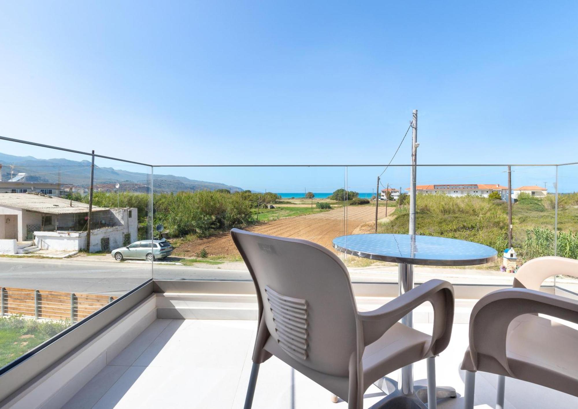 Achatis Apartments With Sea View Колимварион Экстерьер фото