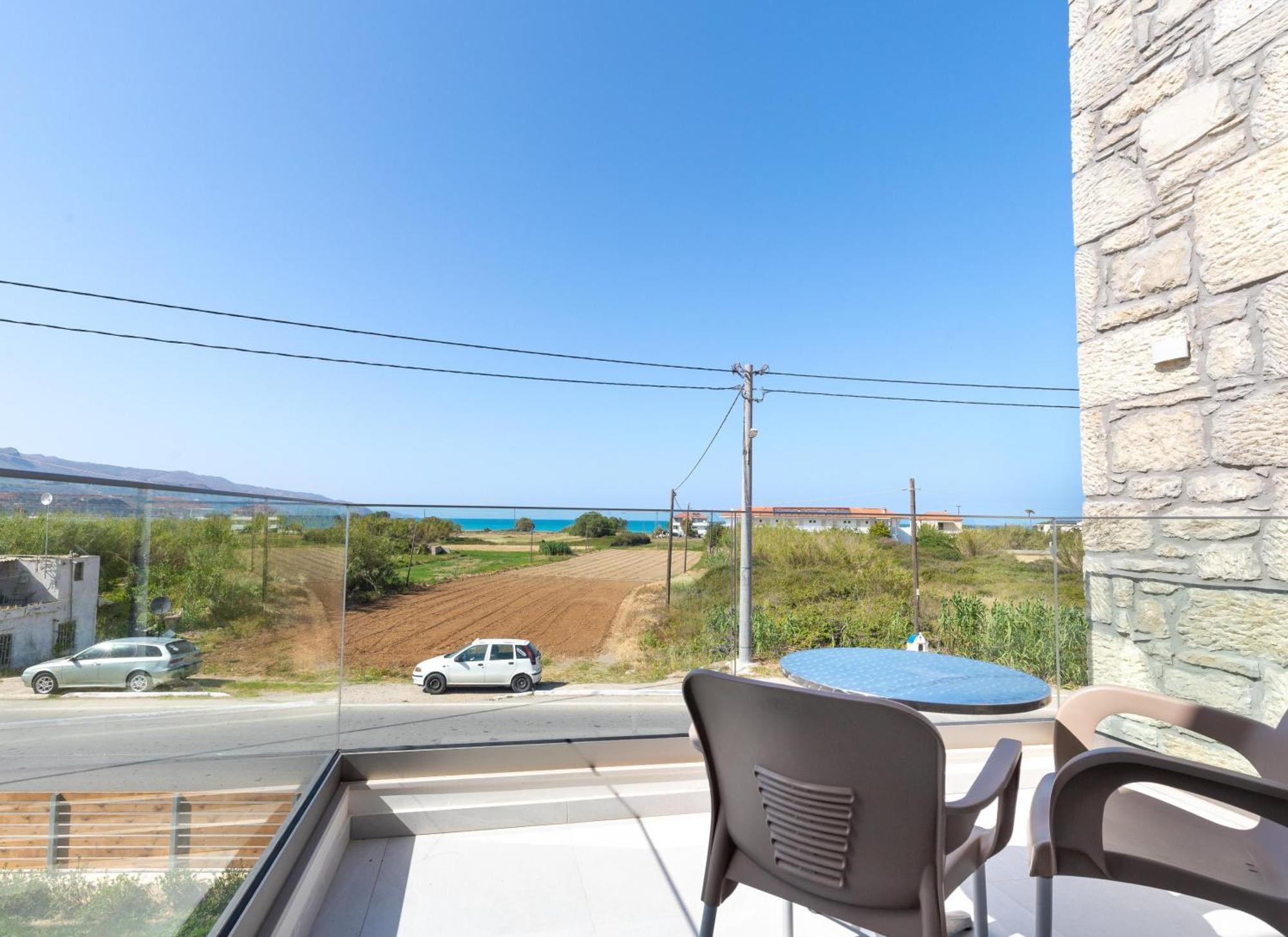 Achatis Apartments With Sea View Колимварион Экстерьер фото
