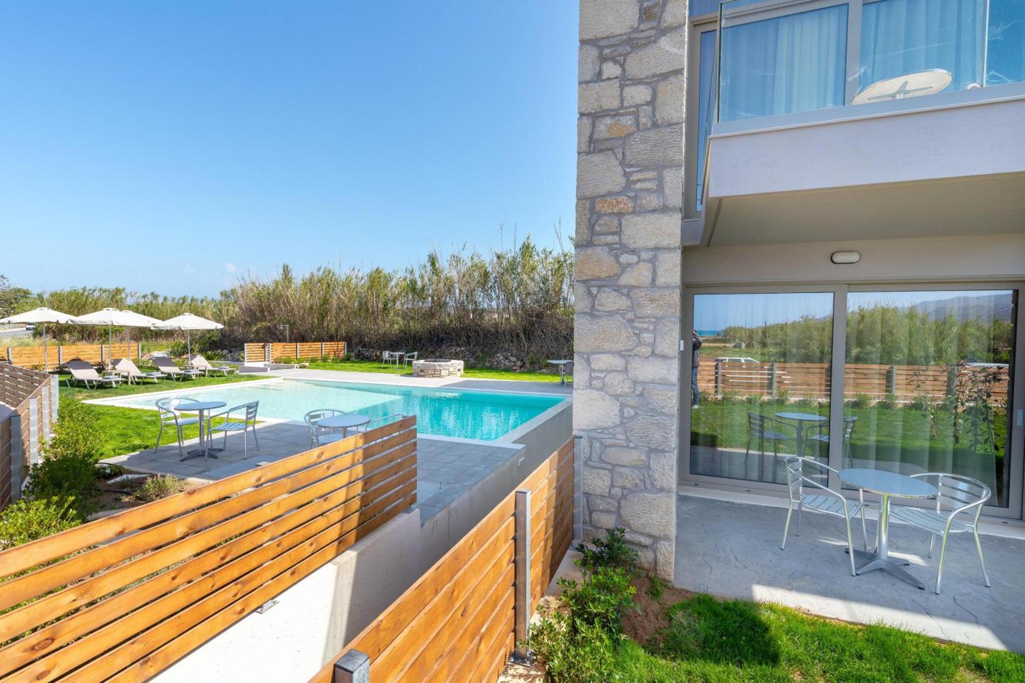 Achatis Apartments With Sea View Колимварион Экстерьер фото