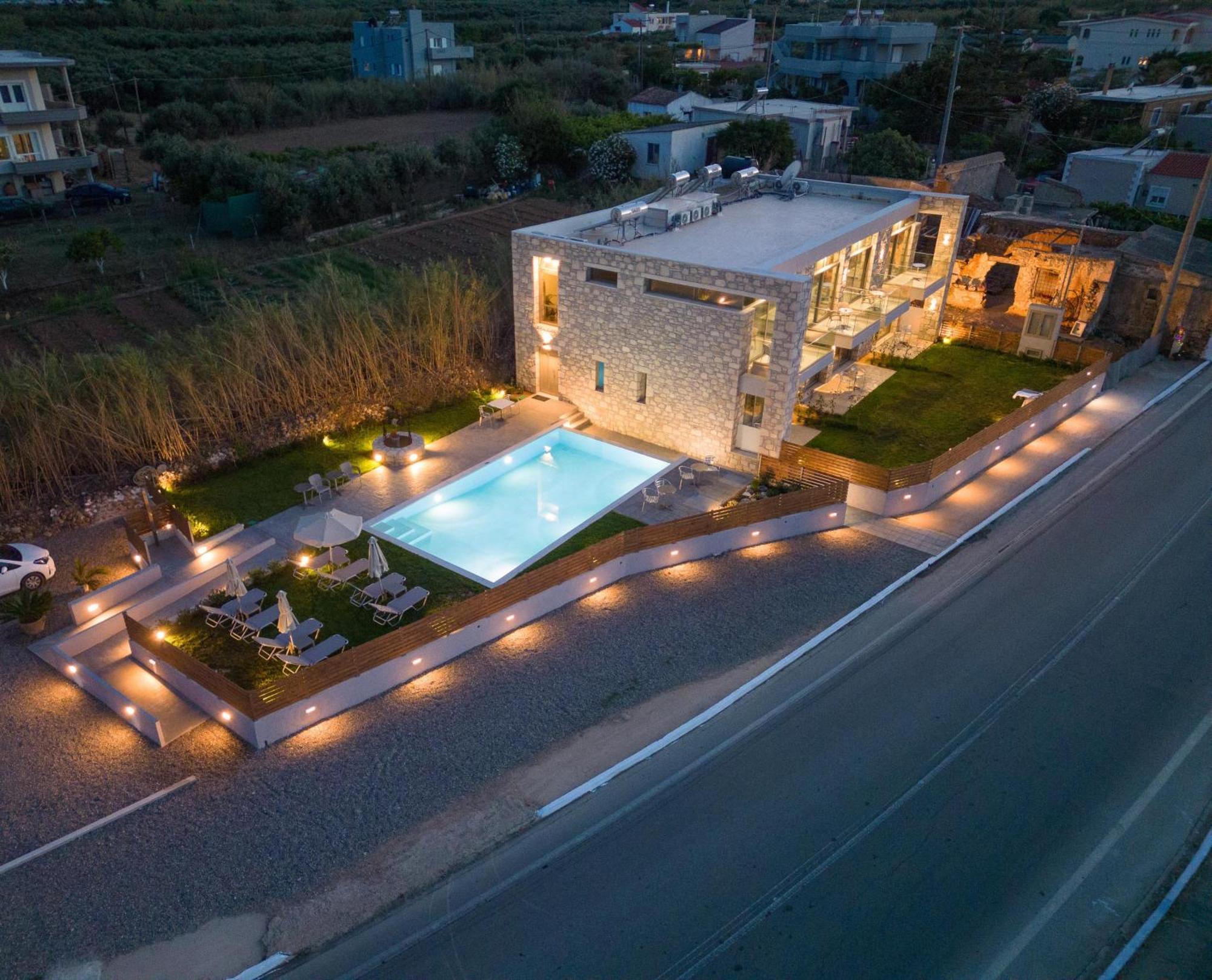 Achatis Apartments With Sea View Колимварион Экстерьер фото
