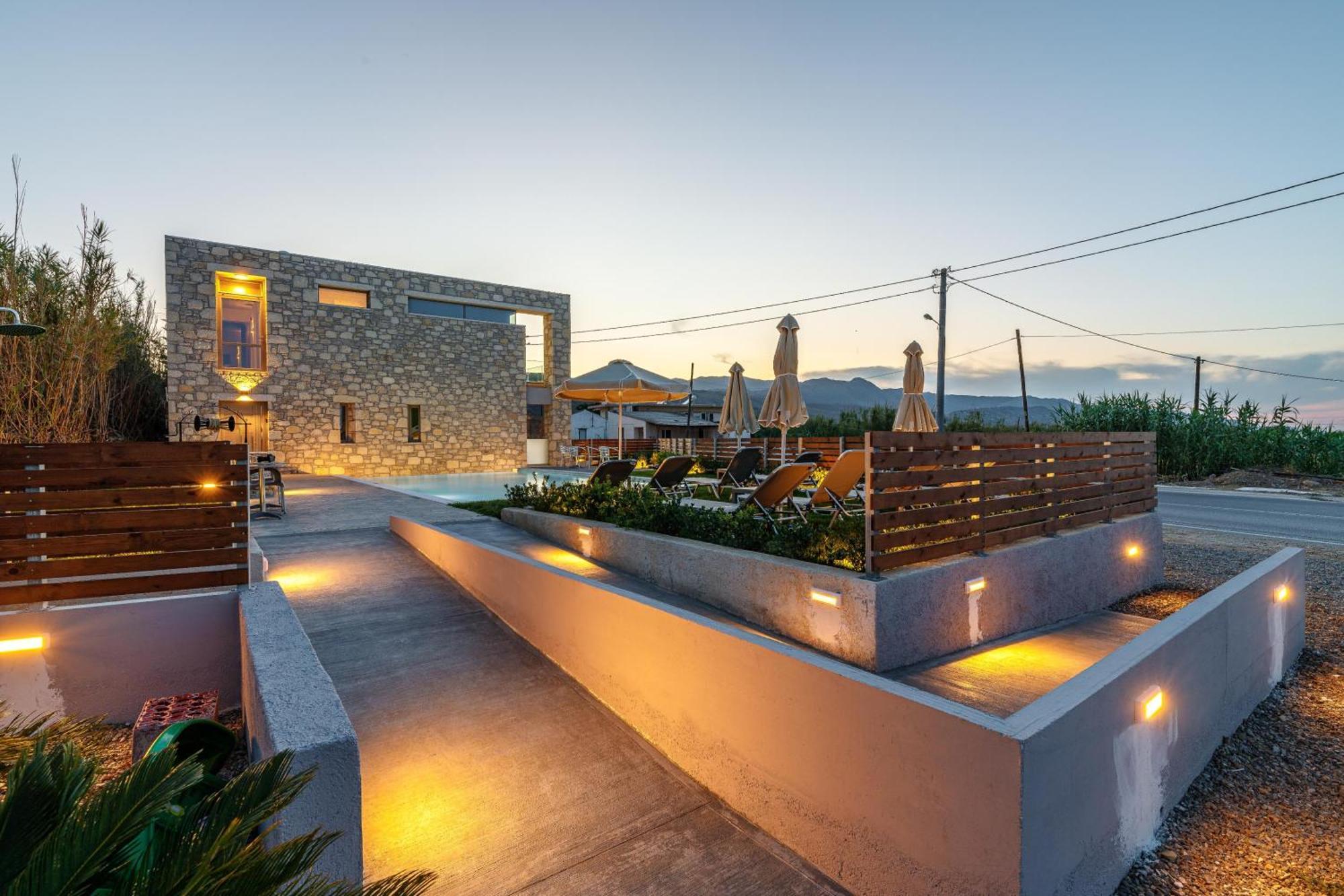 Achatis Apartments With Sea View Колимварион Экстерьер фото